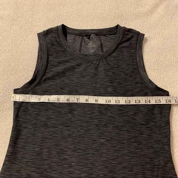 Prana Bodycon Midi Vertex Dress Heathered Grey Exercise - Picture 6 of 14